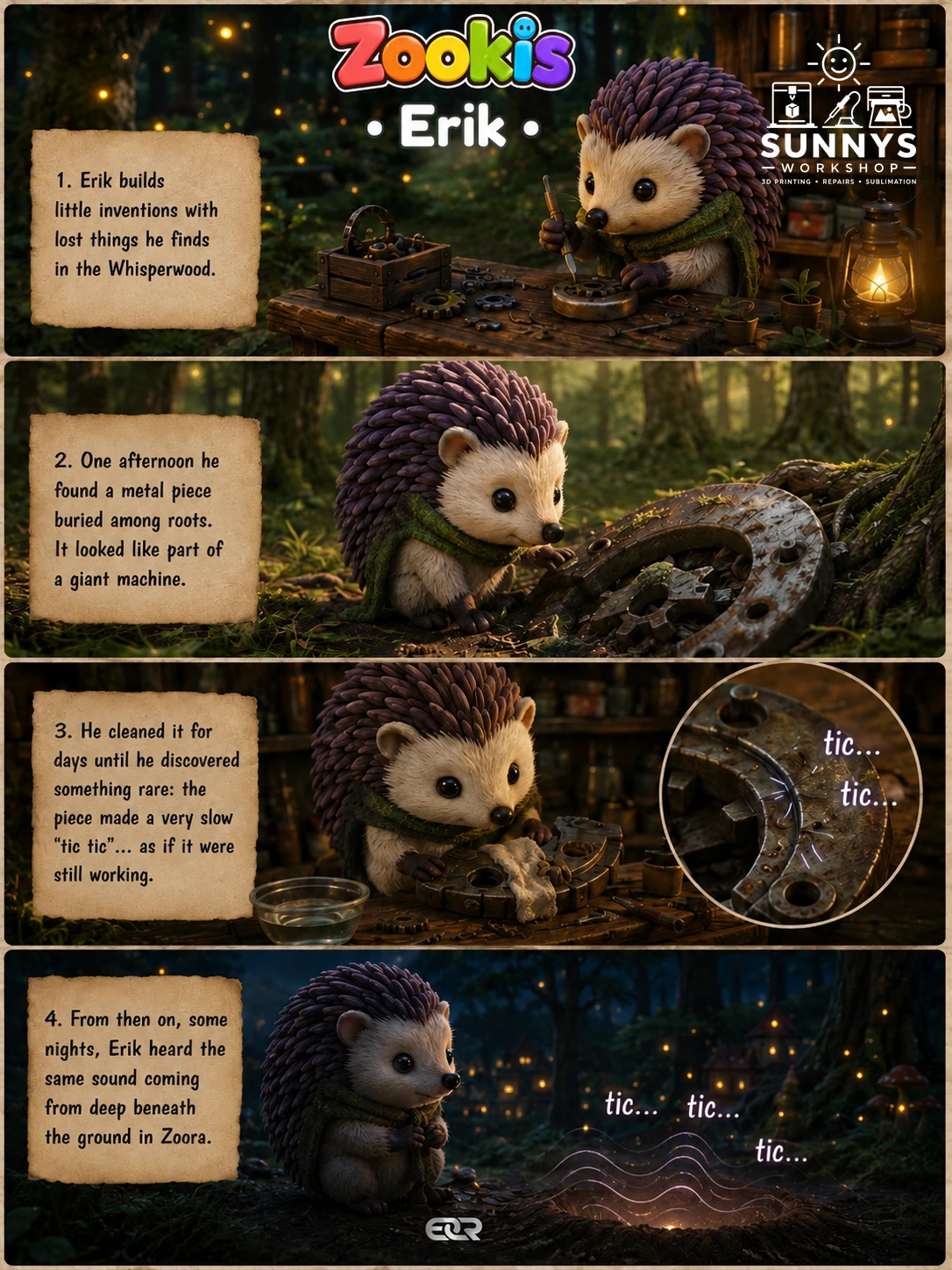 Erik the Hedgehog story