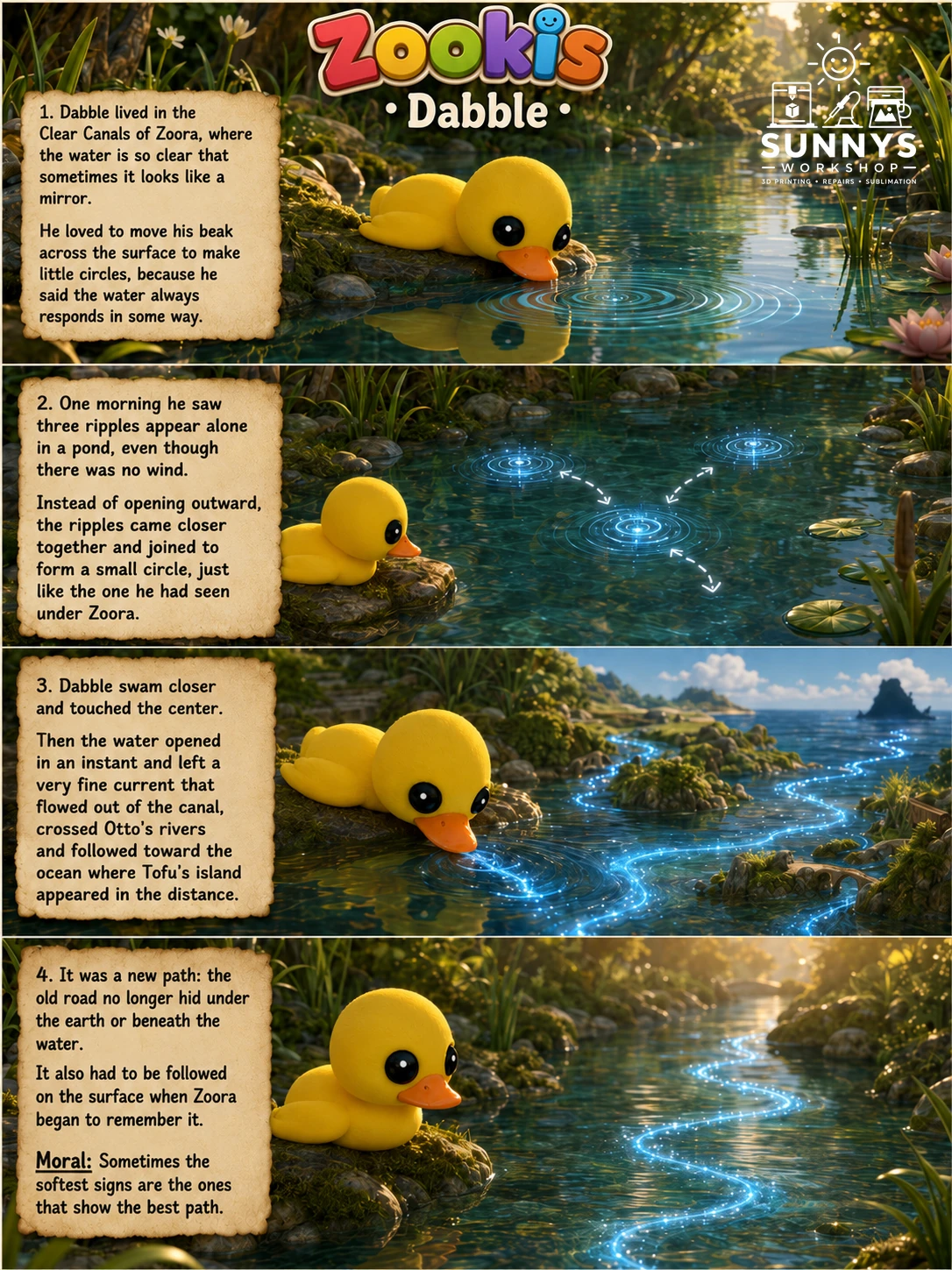 Dabble the Duck story