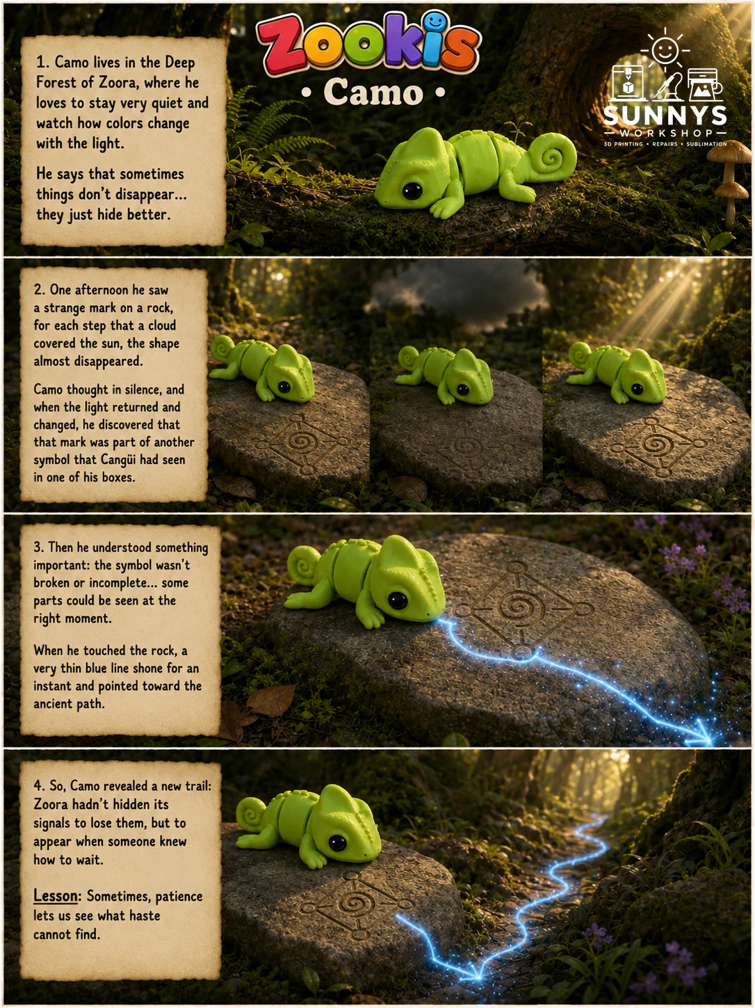 Camo the Chameleon story