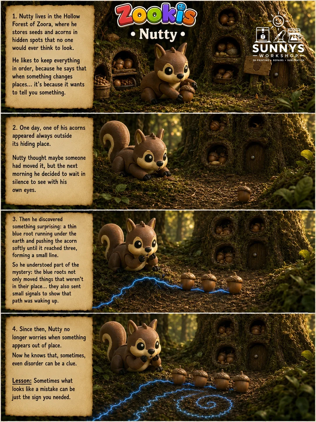 Nutty the Squirrel story