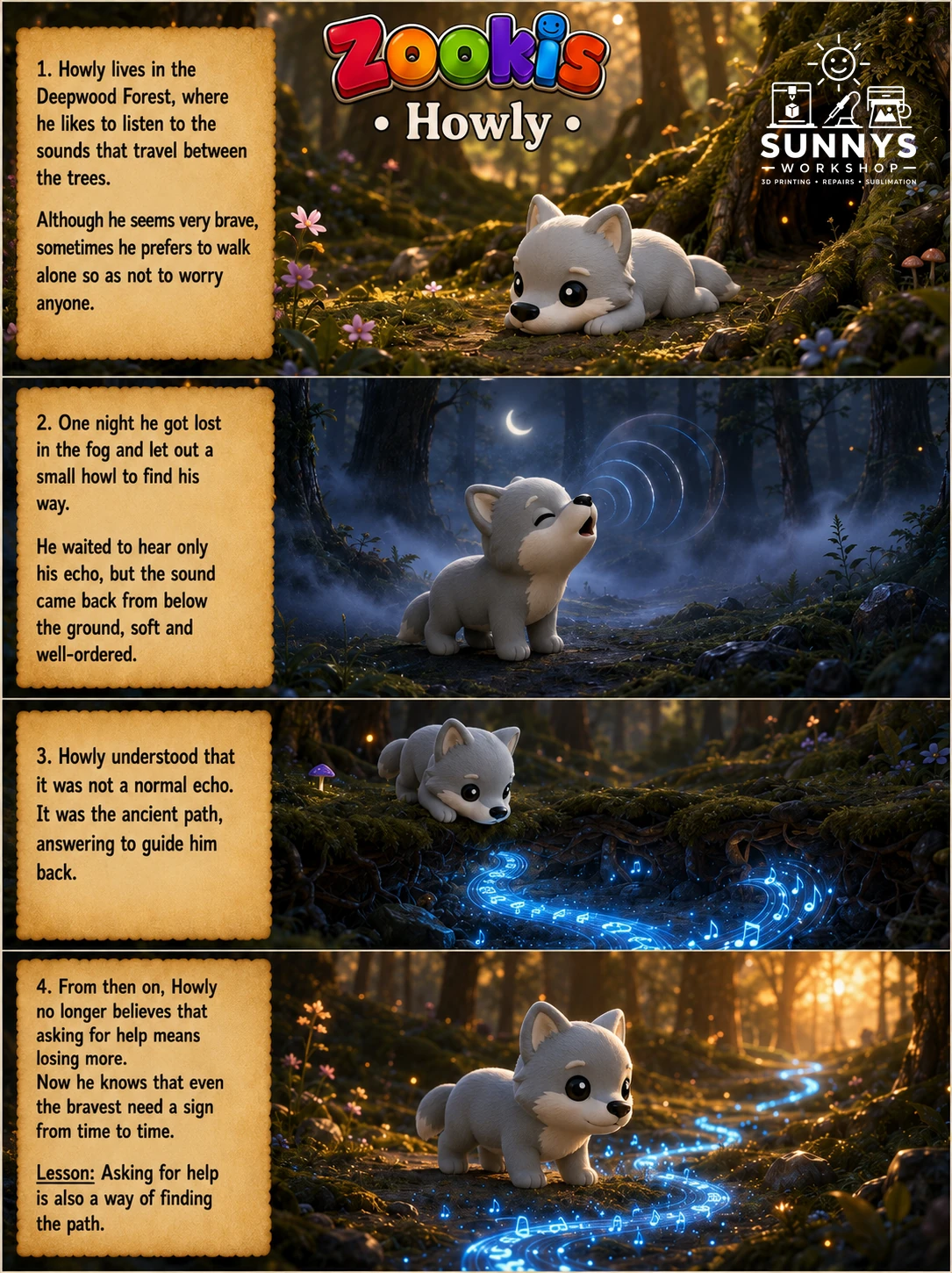 Howly the Wolf story