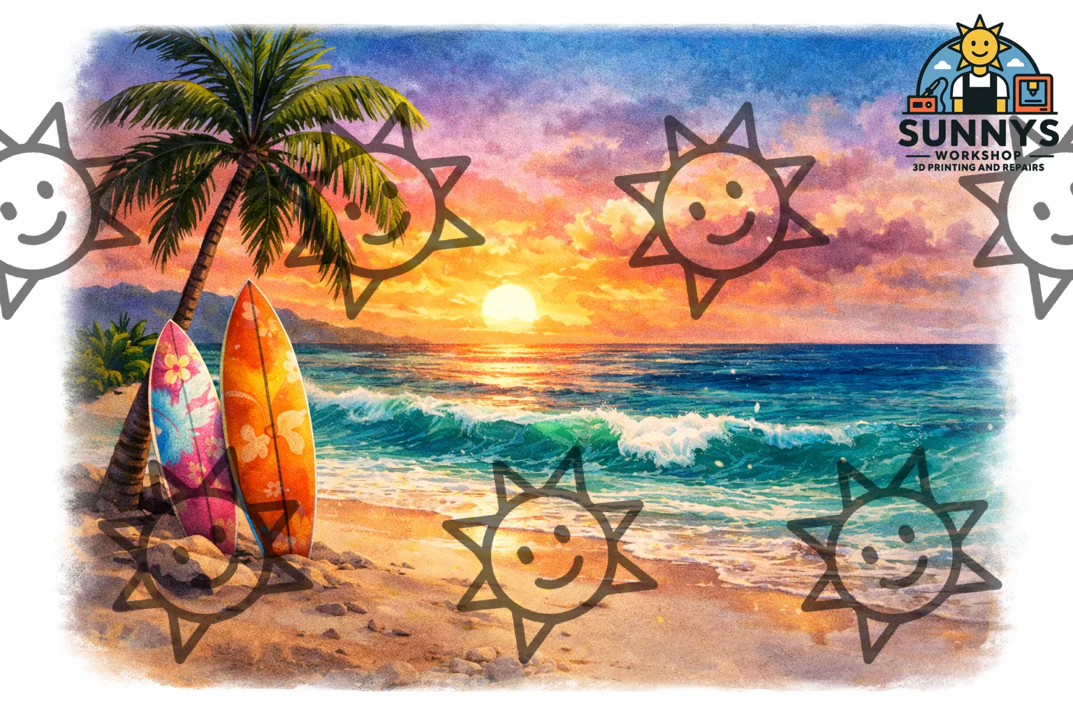 Tropical Sunset Beach