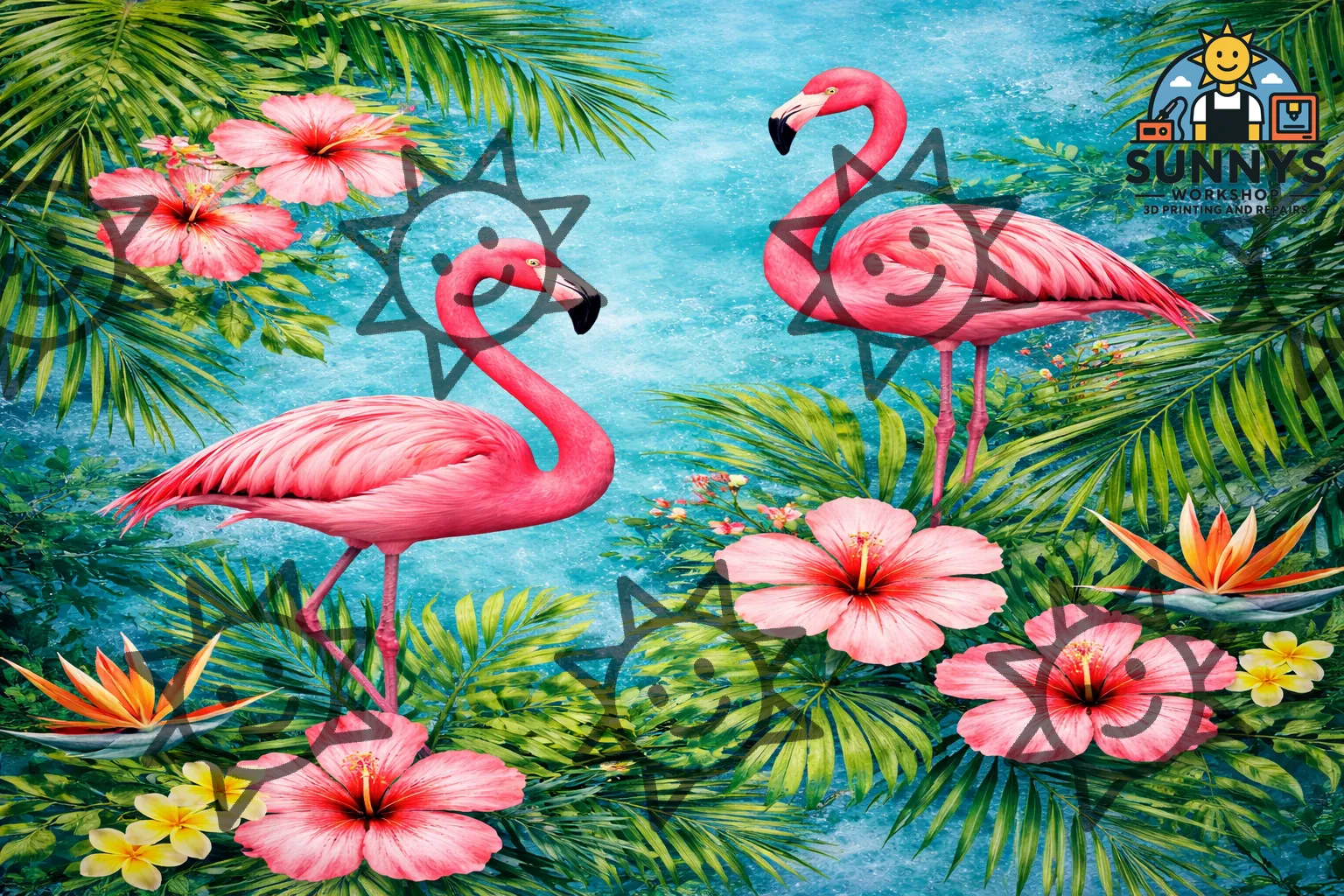 Tropical Flamingo