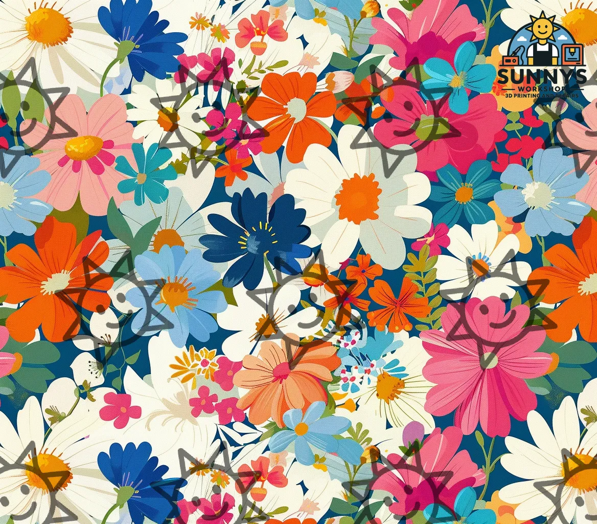 Bright Floral Garden