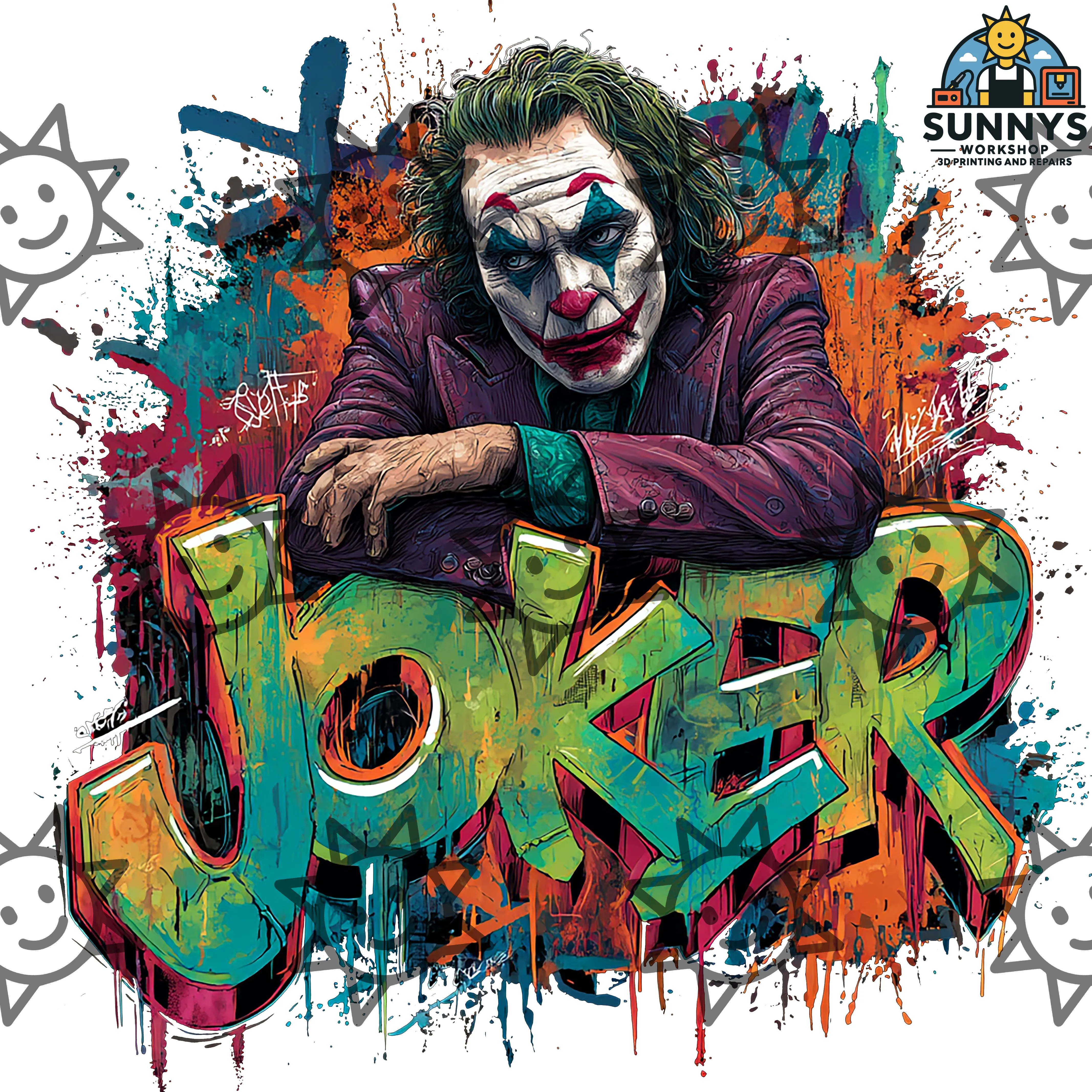 Chaotic Villain Graffiti