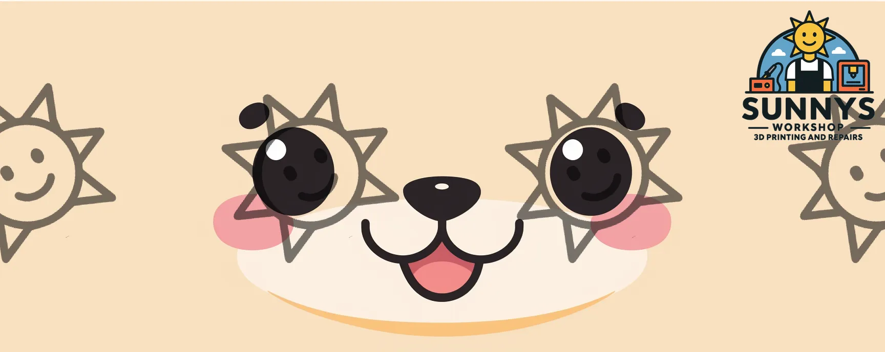 Cute Smiling Puppy Face