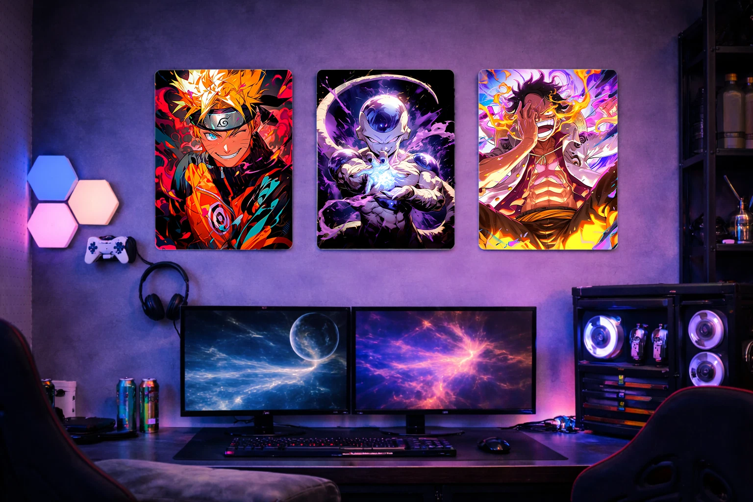 Frieza Aluminium Poster – Dragon Ball Anime Metal Wall Art
