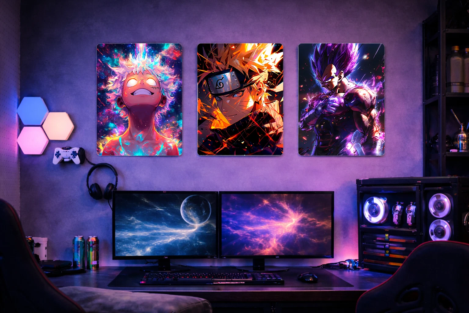 Naruto Uzumaki Aluminium Poster – Anime Metal Wall Art