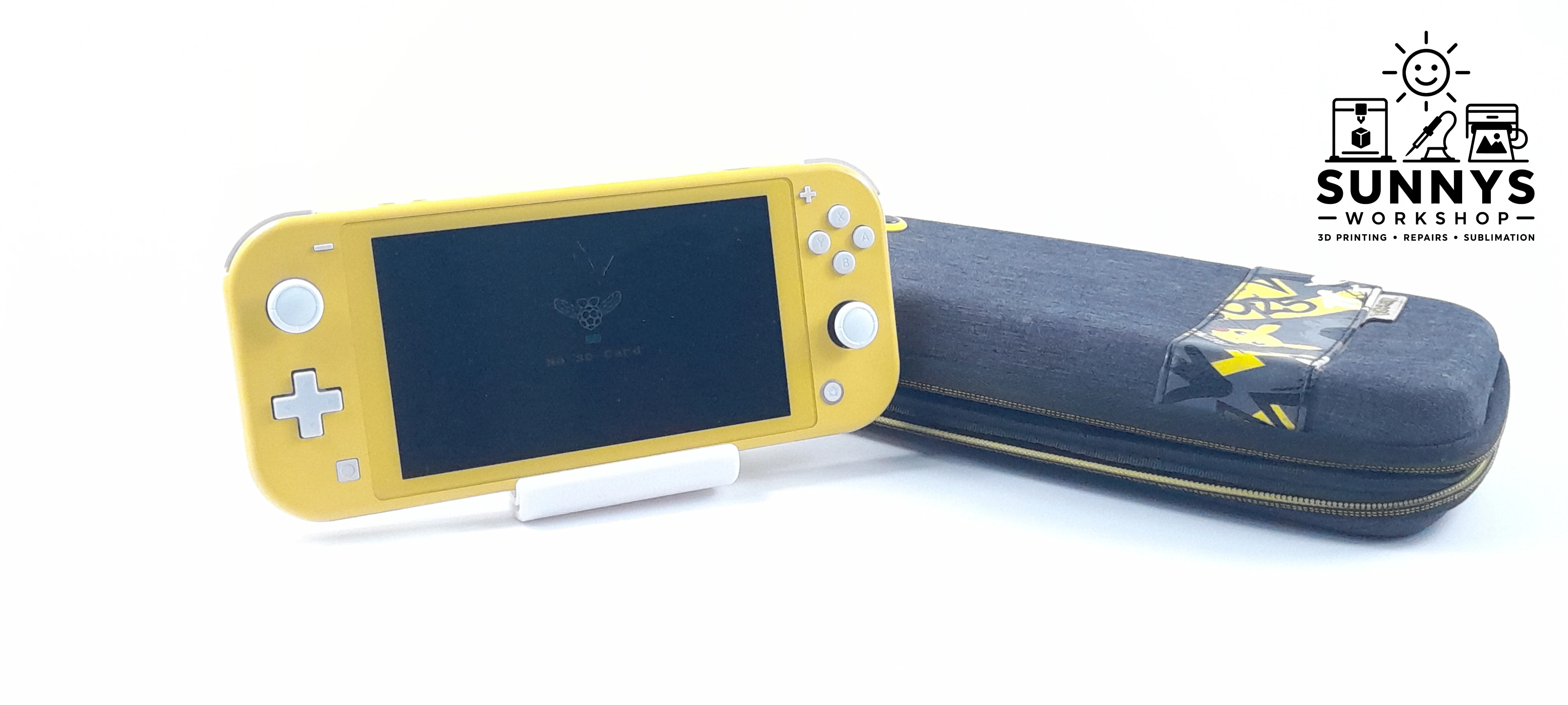 Nintendo Switch Lite – Yellow with Pokémon Carry Case